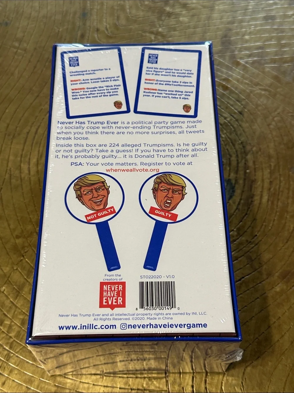 Never Has Trump Ever Party Game